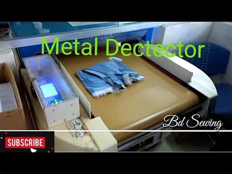 metal detectors for garments